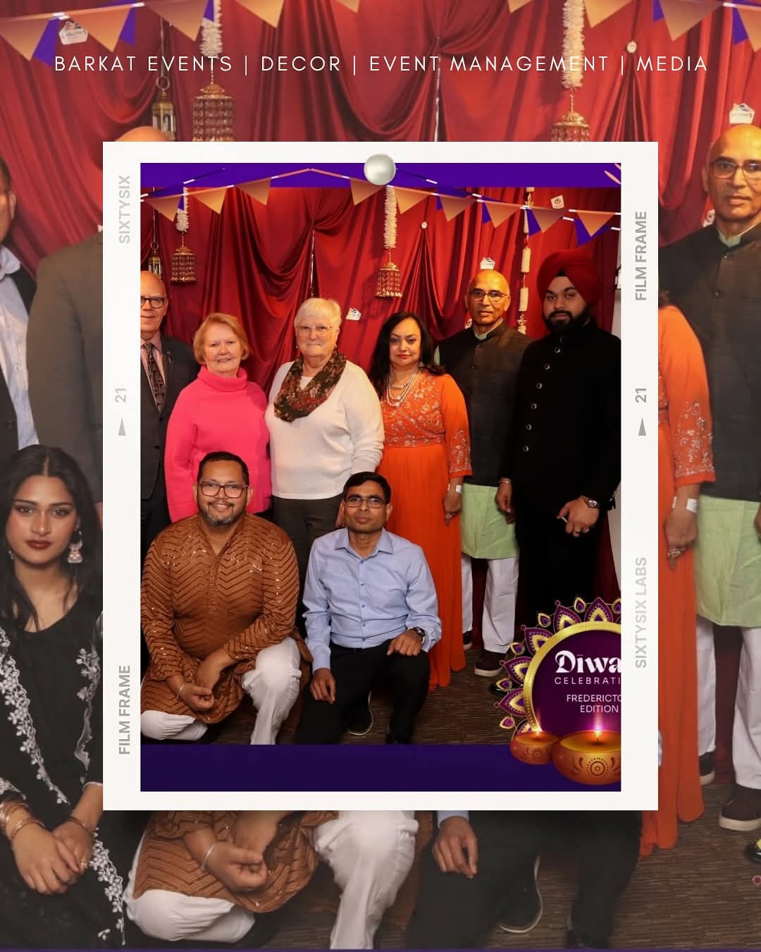 Diwali photo-booth setting