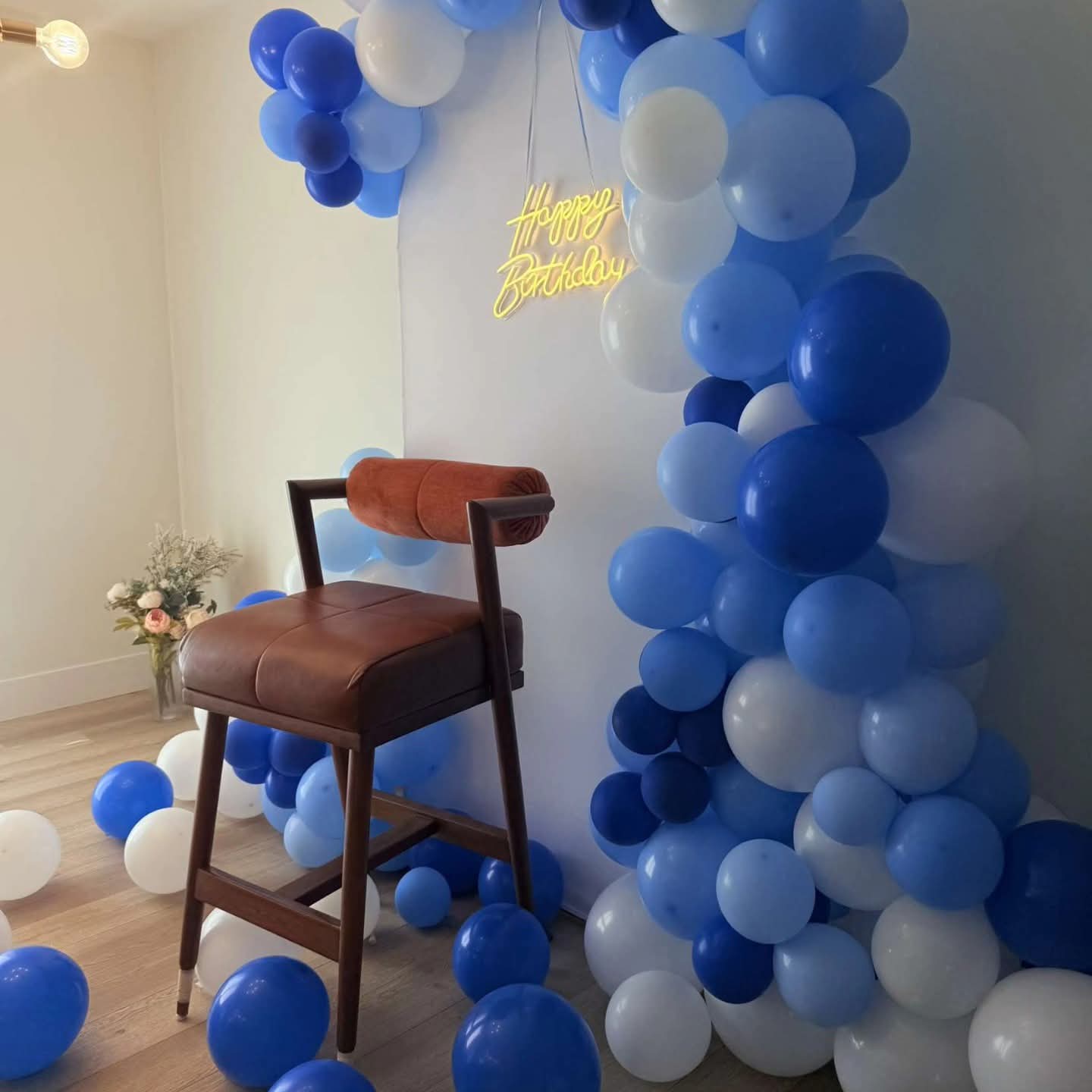 Personalized birthday décor details