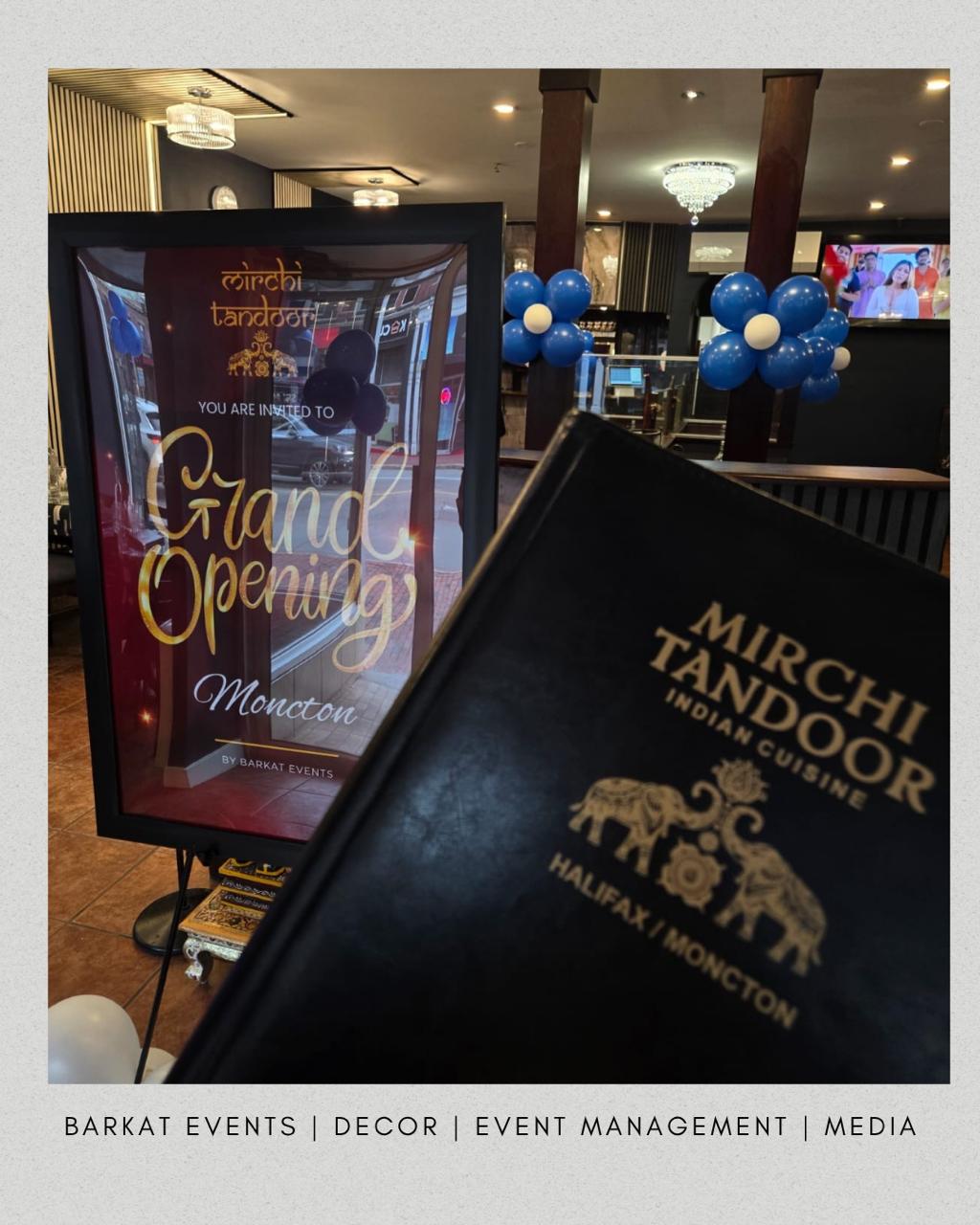 Grand opening celebration produced by Barkat Events