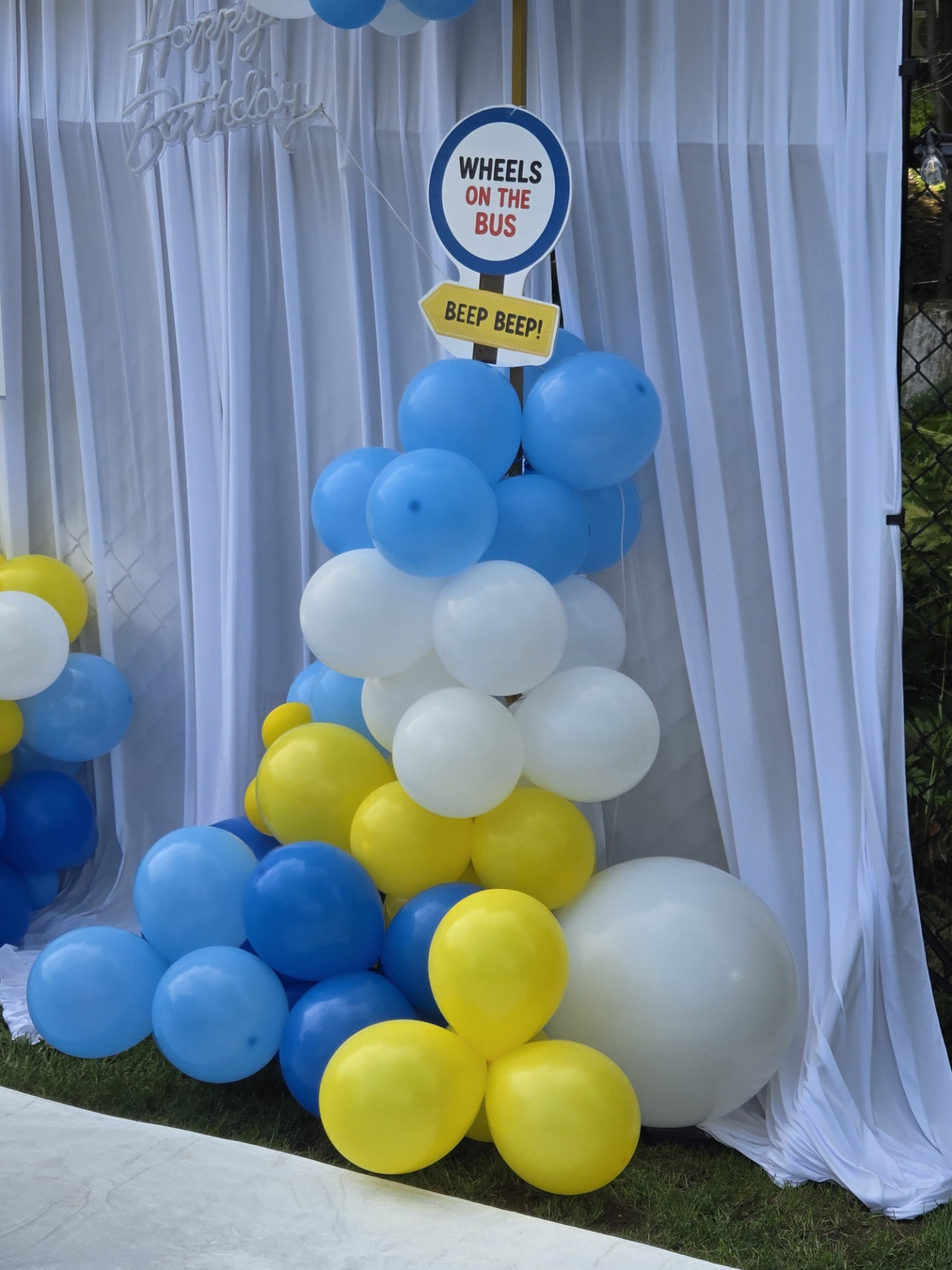 Custom birthday signpost