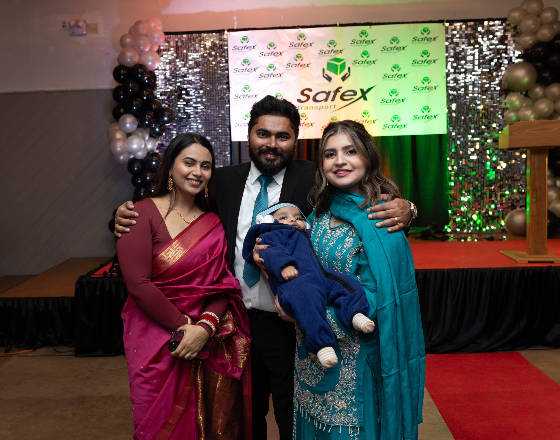 Families celebrating at the Safex awards