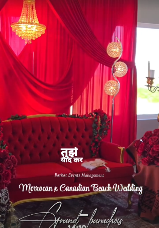 Moroccan × Canadian Beach Wedding event